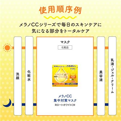 ロート製薬 メラノCC 集中対策マスク 大容量 (28枚) シートマスク