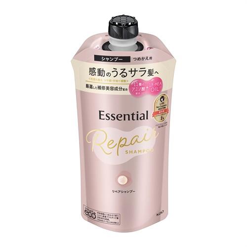 【送料無料】★まとめ買い★　エッセンシャル　リペアシャンプー　つめかえ用　３４０ｍｌ　×24個【イージャパンモール】 花王 エッセンシャル ザビューティ 髪のキメ美容リペアシャンプー