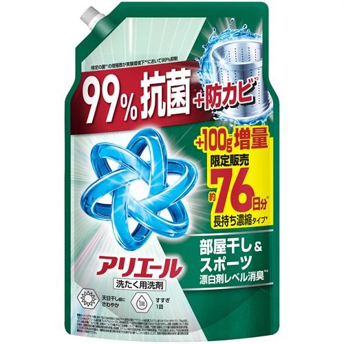 P＆G アリエールジェル部屋干しプラス つめかえ超ウルトラジャンボ