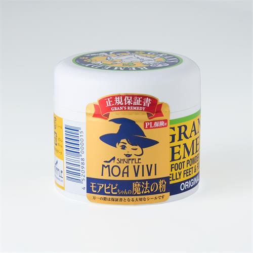 シャッフル　グランズレメディ　モアビビちゃんの魔法の粉　無香料５０ｇ消臭パウダー の商品画像