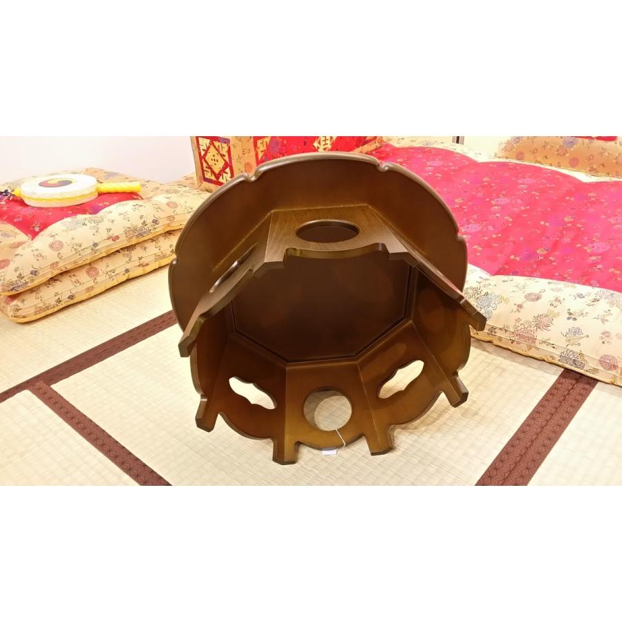 韓国雑貨 韓国家具 ちゃぶ台 韓国お膳 アンティーク風 幅50cm : 韓国