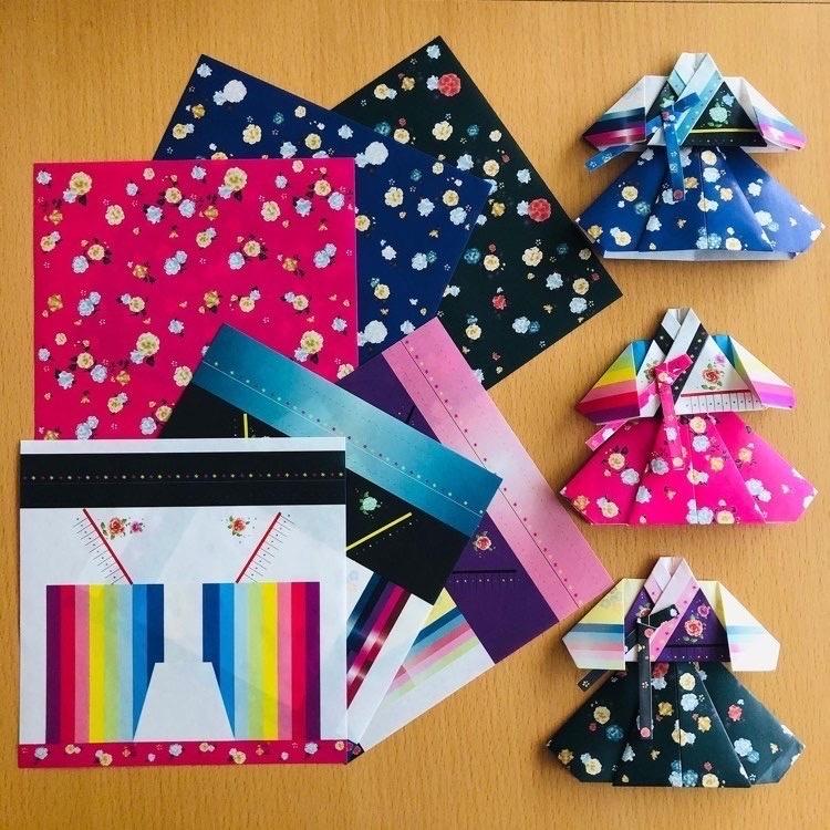 折り紙ちょごり 折り紙アート 折り紙キット vol.1~vol.3 ネコポス発送