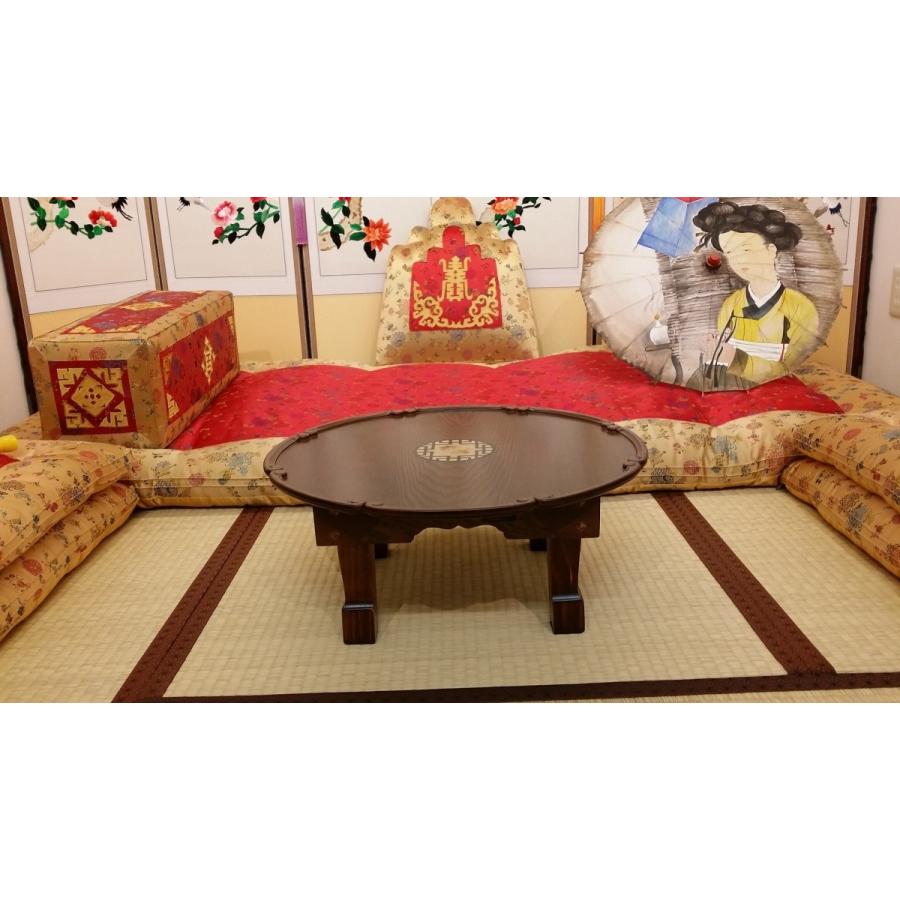 韓国雑貨 韓国家具 韓国お膳 ちゃぶ台 アンティーク風 幅50cm