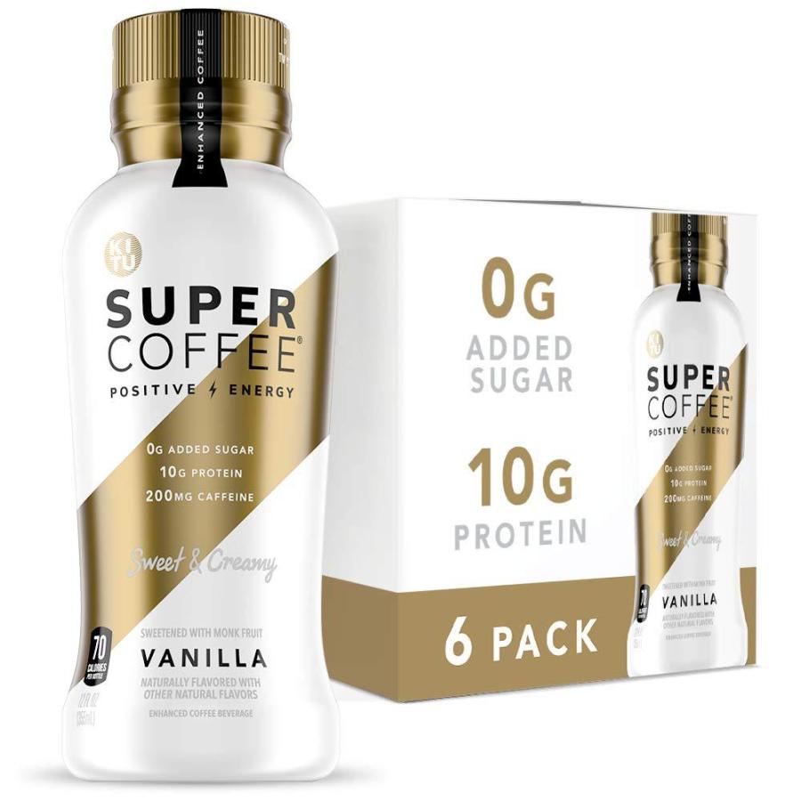 国際ブランド Kitu コーヒー プロテイン ケトコーヒー バニラ 乳糖フリー 大豆フリー グルテンフリー 砂糖0g プロテイン10g カフェイン0mg 355ml X 6本 国内配送 Educationbd Org