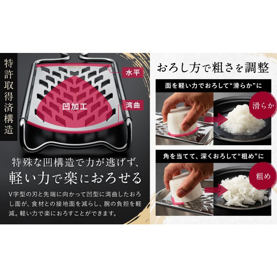 燕三条 至極の味 おろし器 日本製 チーズおろし 化粧箱付 レシピ付