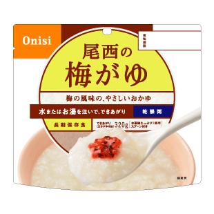 尾西食品 梅がゆ×50食 アルファ米 非常食 保存食 : 非常食・防災用品