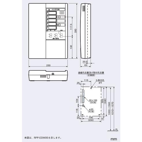 P型2級受信機3回線 ホーチキ RPP-EDW03 : 非常食・防災用品専門SHOP