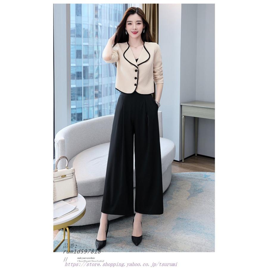 高価値セリー 入学式スーツ セットアップ レディース パンツスーツ ママスーツ おしゃれ 30代 入園式 40代 大きいサイズ 50代 着痩せ フォーマル 通勤 卒園式 ヨガウエア サイズ Xl Awacc Org