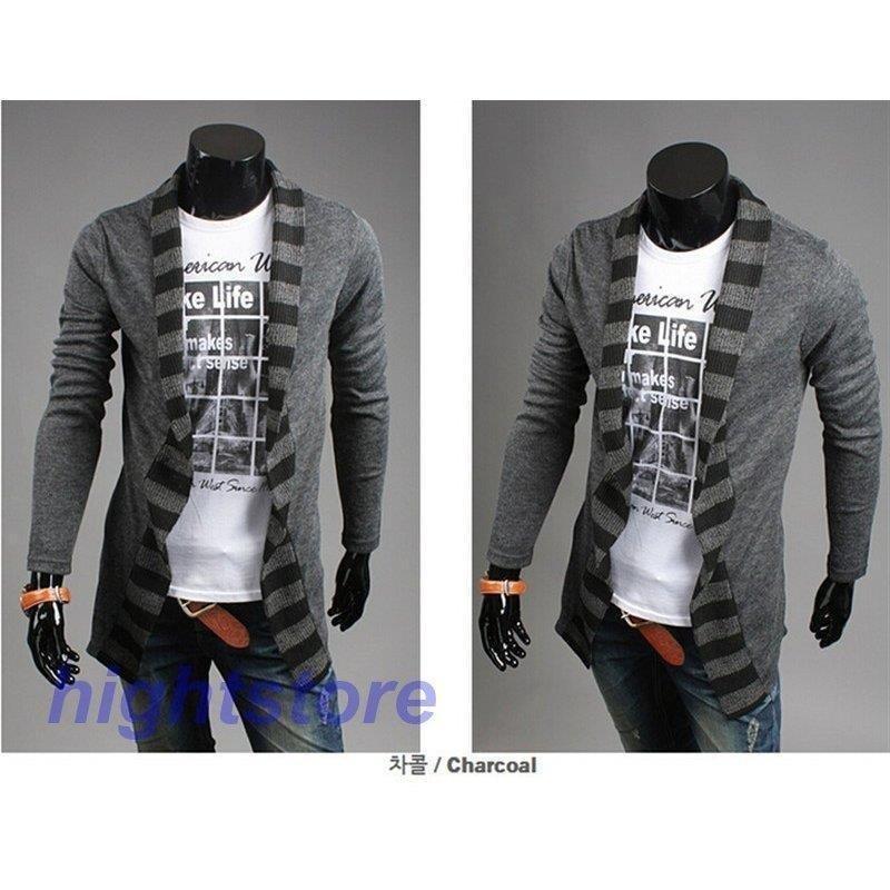 ファッションの トップス カーディガン ニット メンズ ニット カーデ 無地 長袖 ロング丈 カーディガン ニット メンズ ニット カーデ 無地 長袖 ロング丈 大きいサイズ セーター ロング お兄系 プレゼント Www Threeriversofs Com