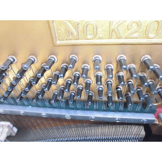 値下げ！カワイピアノ K20 2本ペタル 古いけど確り手入れして保証付き 運賃無料・条件有り_4