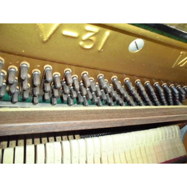 ビクター アップライトピアノ V-31 69 ビクターピアノ V31 黒塗り 中級品 音色の良いお勧め品 格安提供！運賃