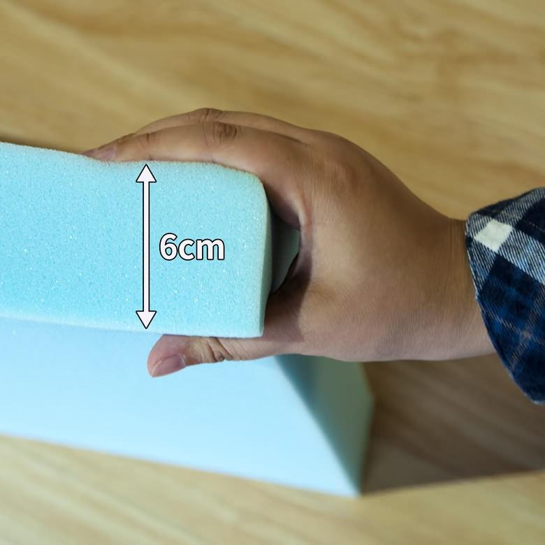 ウレタンフォーム 53×160×6cm 薄青 または 灰色 日焼け有り※お客様から