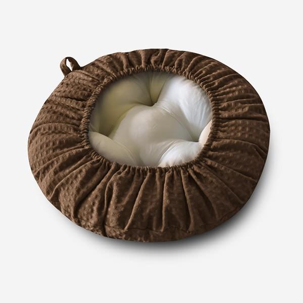 丸椅子クッション カジュアルドット 直径30cm用 中厚の丈夫な生地 ロングセラー 織柄ドット 丸イス 日本製 ツルショウ 通販 Yahoo ショッピング