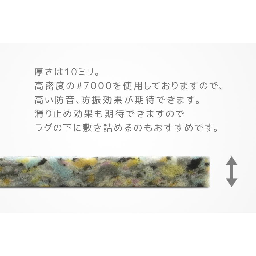 チップウレタン ロールマット #6000 約10×900×2000mm DIY用 工作用