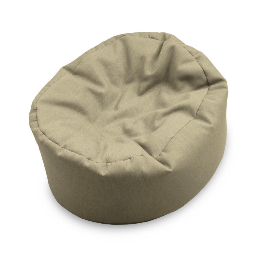 ビーズクッション 楕円形 幅60×奥行75×高さ30cm エステルキャンバス