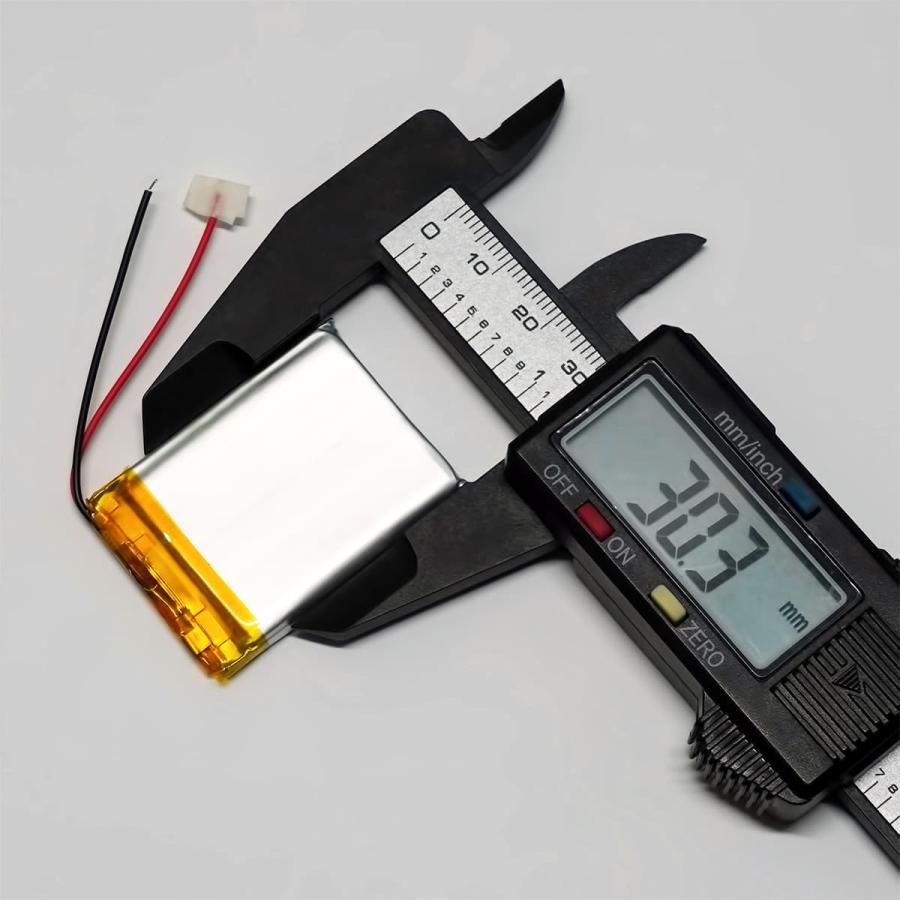 リポバッテリー 503040 600mah 3.7v 3個 充電式 リチウムポリマー 電池