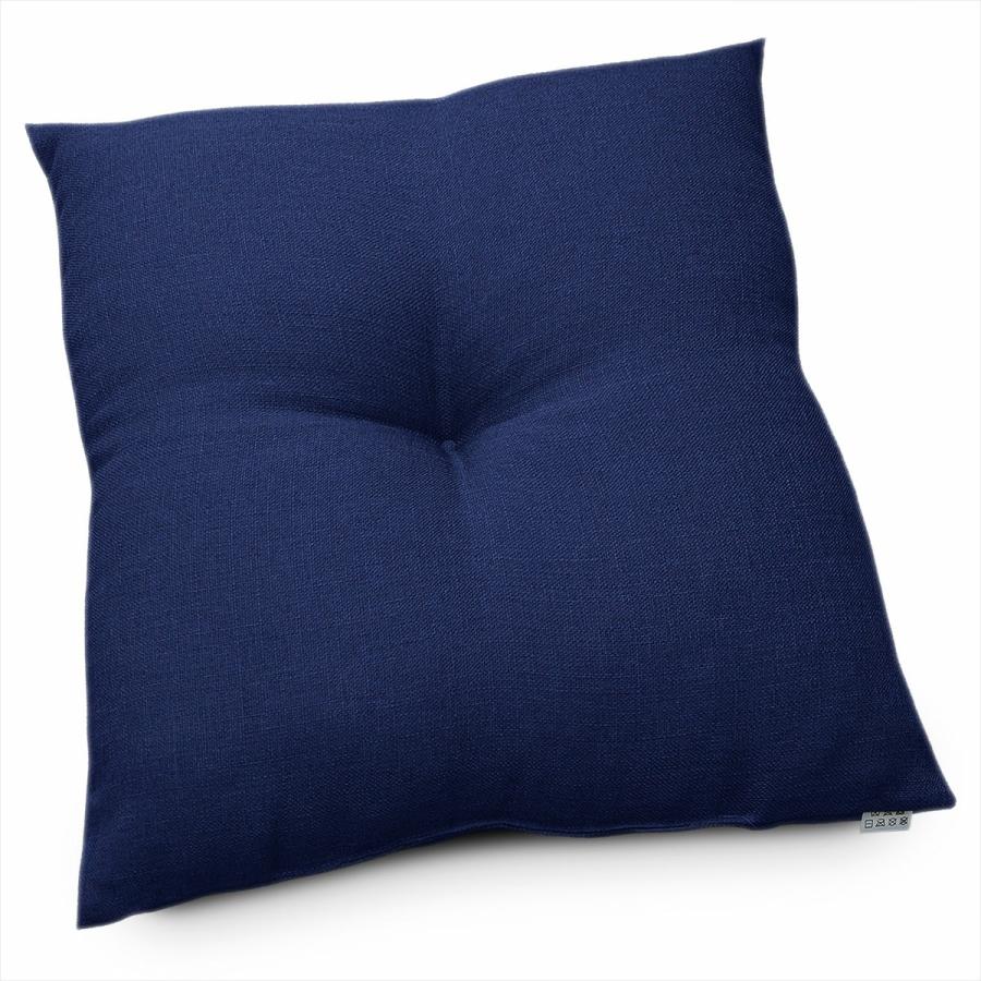 座布団 本体 2枚組 約55×59cm 銘仙判 ジェーベスト ネイビー 日本製