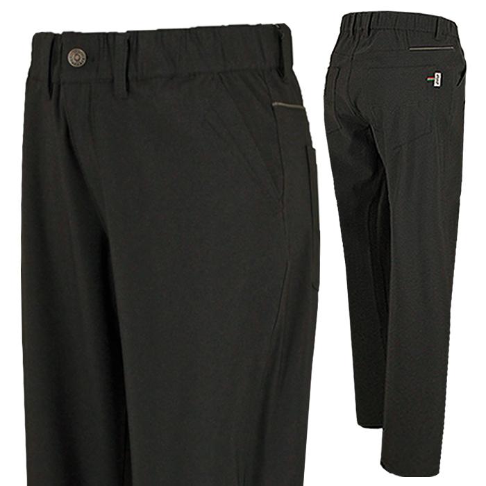 パジェロ ナイロンストレッチパンツ 黒 2025秋冬 : メンズファッション