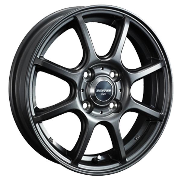 n_新品未使用品 アルミホイール4本セット 5.5J-14 +38 4H 100 バスター  