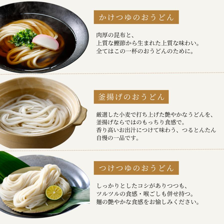 つるとんたん 公式 うどん 全8種オールスターのおうどん 8人前 お出汁8