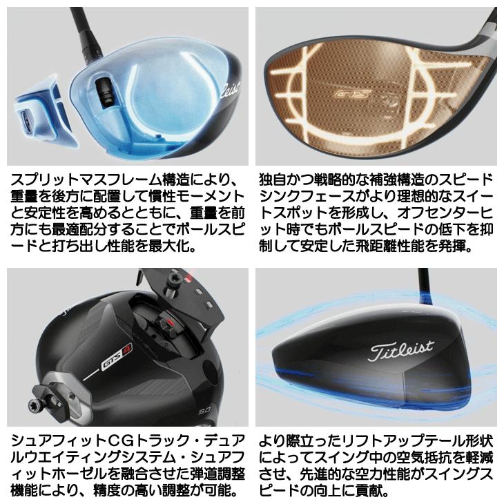 Titleist（タイトリスト） GTS4 ドライバー TOUR AD FI-6 右利き用