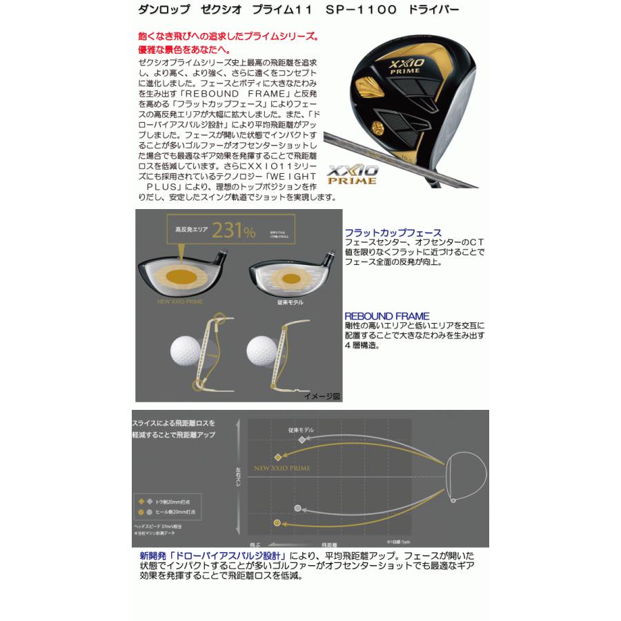 XXIO PRIME ダンロップ ゼクシオ プライム11 SP1100 ドライバー XXIO PRIME ダンロップ ゼクシオ プライム11 SP1100 ドライバー