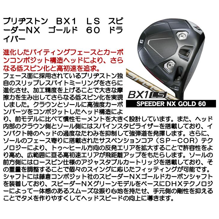 BRIDGESTONE（ブリヂストン） BX1 LS ドライバー SPEEDER NX GOLD 60