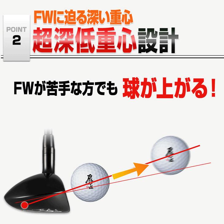 ワークス マキシマックス ブラックシリーズ2 ユーティリティ 2本セット （#3/#5） WORKTEC V-SPEC α-3 右利き用_7