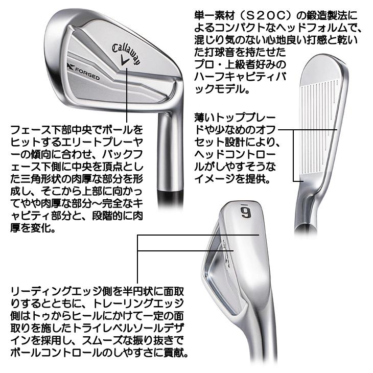 Callaway キャロウェイ 2024 Xフォージド アイアン 6本セット DG Callaway キャロウェイ 2024 Xフォージド アイアン 6本セット DG