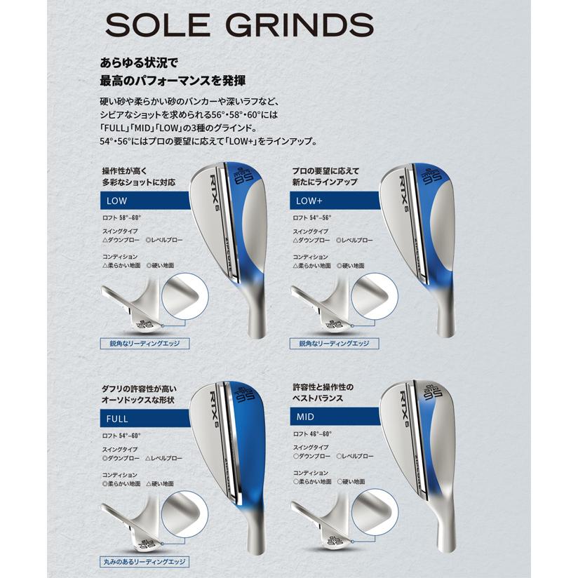 Cleveland Golf クリーブランド RTX6 ZIPCORE ツアーサテン Cleveland Golf クリーブランド RTX6 ZIPCORE ツアーサテン