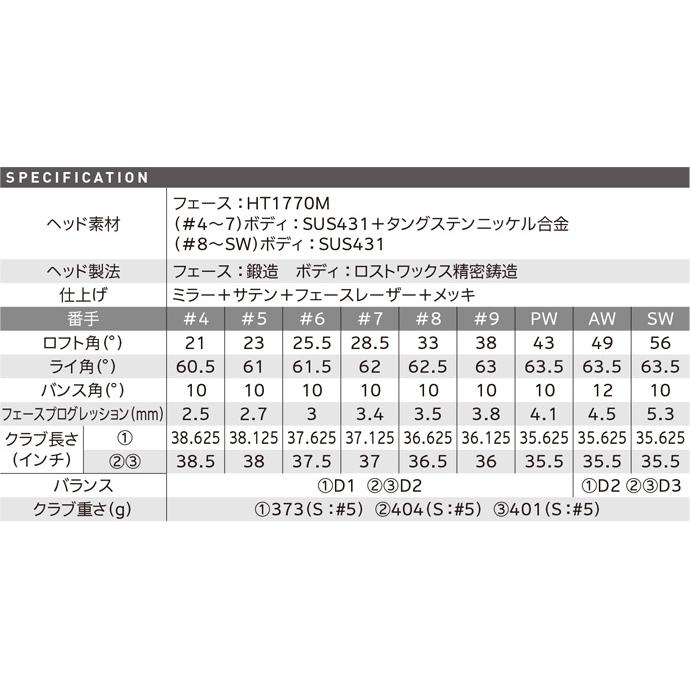 スリクソン ZX4 Mk2 マーク2 DIAMANA ZX2 for IRON カーボン アイアン単品 右用｜tsuruya-sp｜05