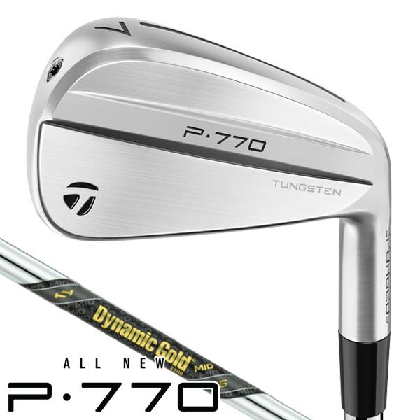 テーラーメイドP770（2024） 5I〜PW ダイナミックゴールドMID115 TaylorMade（テーラーメイド） 2024 P770 アイアン 5本セット #6/#7/#8
