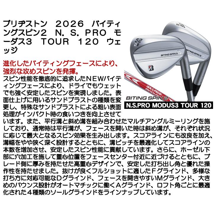 BRIDGESTONE（ブリヂストン） バイティングスピン2 ウェッジ N.S.PRO