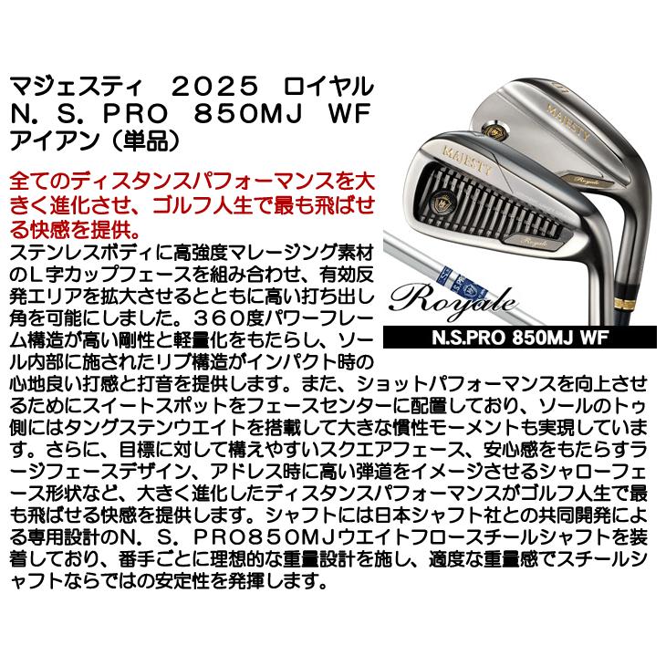 Royale マジェスティ 2025 ロイヤル アイアン 単品 #5/AW/SW