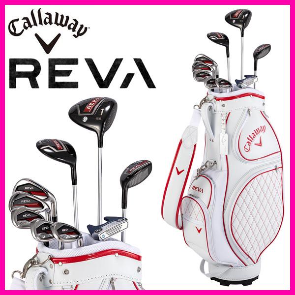 Callaway REVA キャディバッグ ホワイト/レッド 軽量 Callaway（キャロウェイ） レディース 女性用 REVA レバ レッド