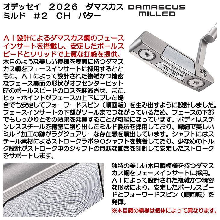 ODYSSEY（キャロウェイゴルフ） オデッセイ ダマスカス ミルド #2 CH
