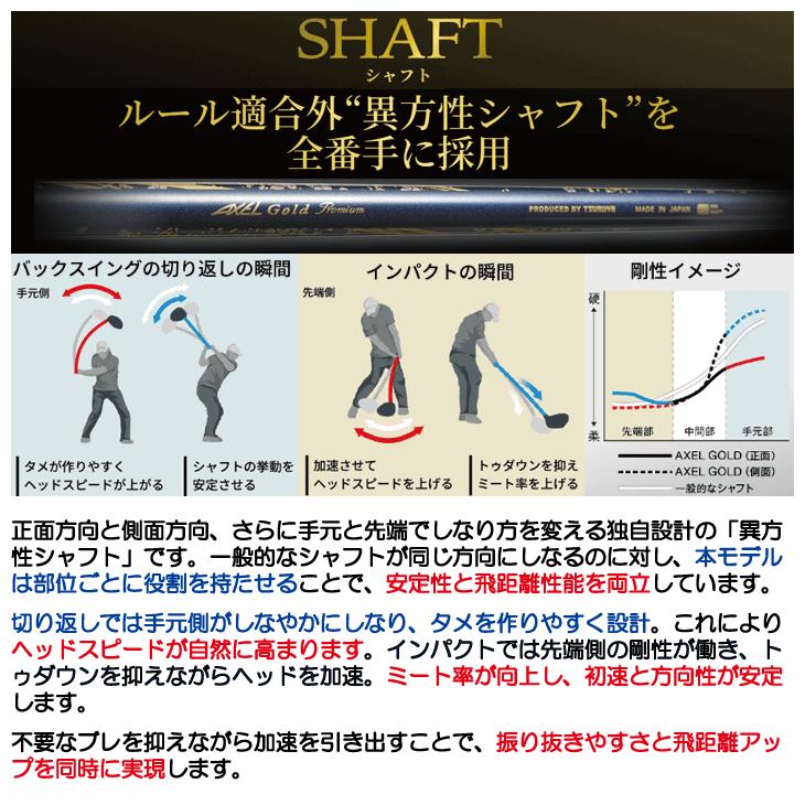 アクセル ゴールドプレミアム7 Super Hi-COR ドライバー フジクラ AXEL