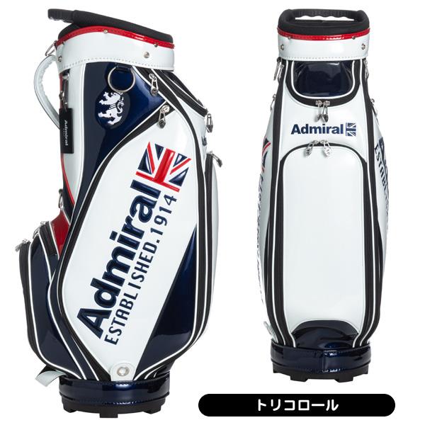 Admiral アドミラル ゴルフ キャディバッグ トリコロール エナメル Admiral Golf（アドミラルゴルフ） アドミラル ADMG2BC7 エナメル