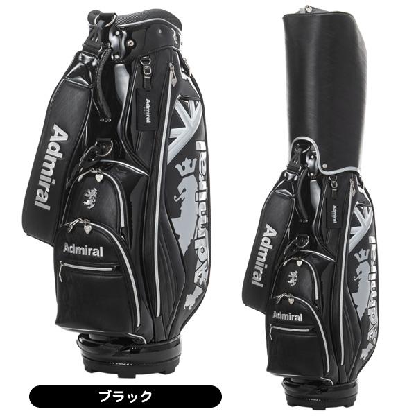 Admiral ブラック ゴルフバッグ Admiral（アドミラル） 【購入特典付】【キャディバッグの下取り・修理