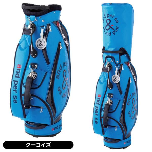 and per se 2025年新作キャディバッグユニセックス　ターコイズブルー and per se 2025年新作キャディバッグユニセックス ターコイズ