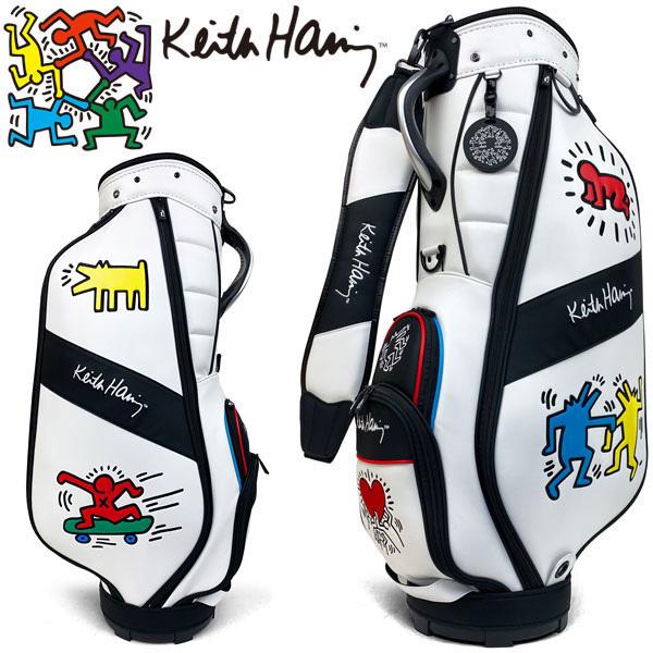Keith Haring（キース ヘリング） KHCB-09 WH カート キャディバッグ