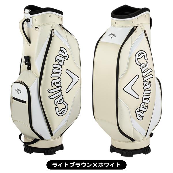 Callaway Squire キャディバッグ ホワイト/ブラック Callaway（キャロウェイ） キャディバッグ ツアー メンズ スタンド型 9