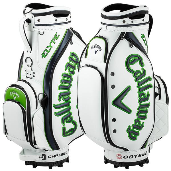 callaway キャロウェイ ゴルフバッグ　キャディバッグ　レガシー　白／緑 Callaway（キャロウェイ） キャディバッグ ツアー メンズ カート型 9.5