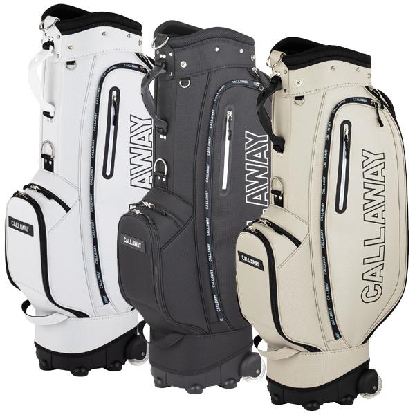 【新品】キャロウェイ(Calloway) キャディバッグ キャスター付きホワイト Callaway（キャロウェイ） キャディバッグ CL-1 メンズ レディース