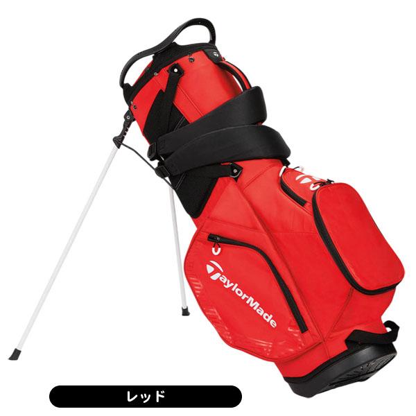 テーラーメイド　セルフスタンド　ゴルフバッグ レッド TaylorMade（テーラーメイド） ゴルフ プロスタンド スタンドバッグ