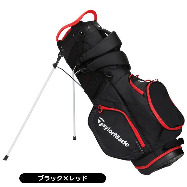 キャディバッグ　テーラーメイド　ゴルフ　ネイビー　レッド　ブラック TaylorMade（テーラーメイド） プロ スタンドキャディバッグ : GDO