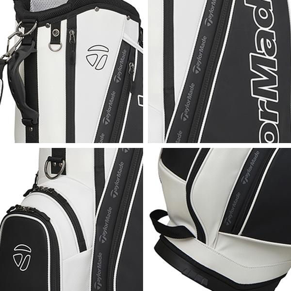 TaylorMade キャディバッグ 黒/白 TaylorMade（テーラーメイド） ゴルフ トゥルーライト キャディバッグ