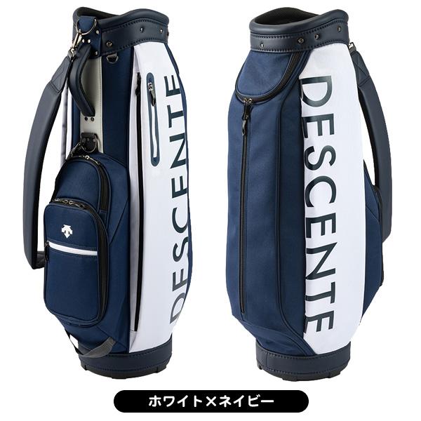 DESCENTE ネイビー キャディバッグ デサントゴルフ DESCENTE ゴルフ PRO キャディバッグ（カートタイプ