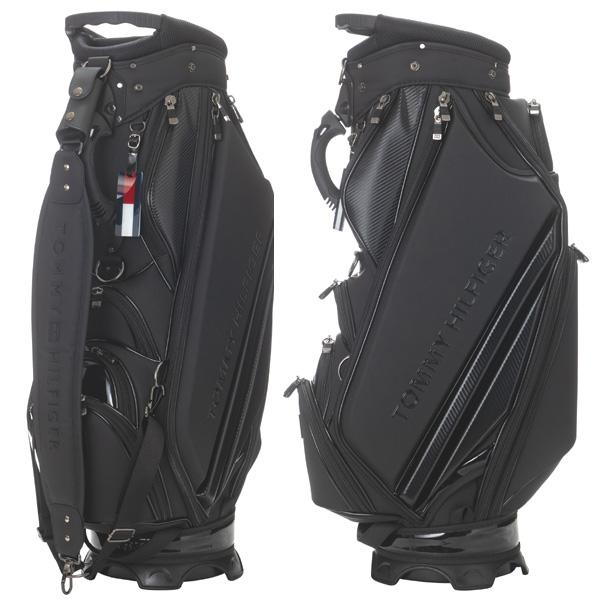 トミーヒルフィガー キャディバッグ +ヘッドカバーセット 中古品 送料無料 TOMMY HILFIGER GOLF（トミー ヒルフィガー ゴルフ） トミー