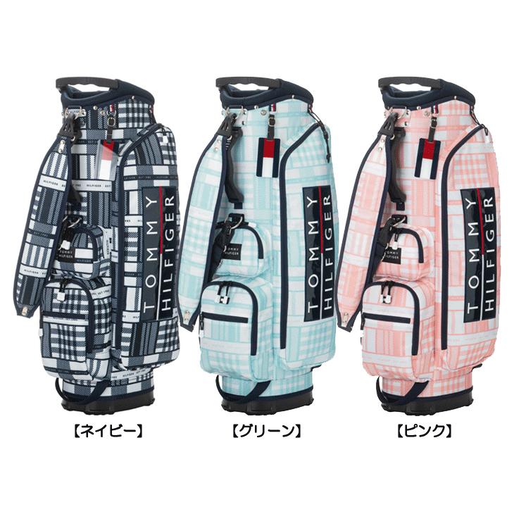 トミーヒルフィガー　キャディバッグシーズナルTHMG3SC1【2023年モデル】 TOMMY HILFIGER】トミーヒルフィガー キャディバッグ ホワイト 9.5型